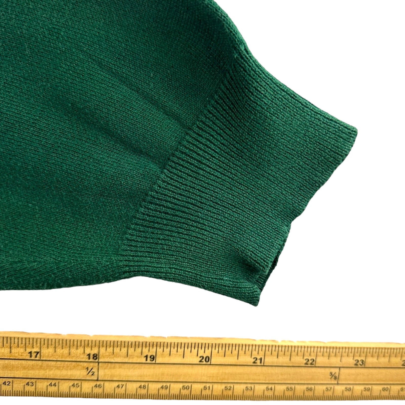 Chaps Golf Ralph Lauren Polo Jumper Men's UK Size L Green Long Sleeve Pullover