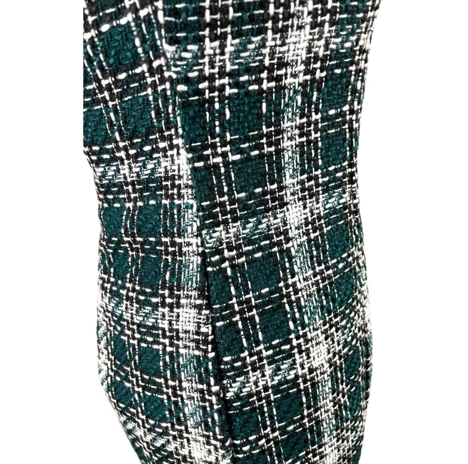 New Look Green Check Pinafore Dress Midi PETITE Women’s UK Size 8
