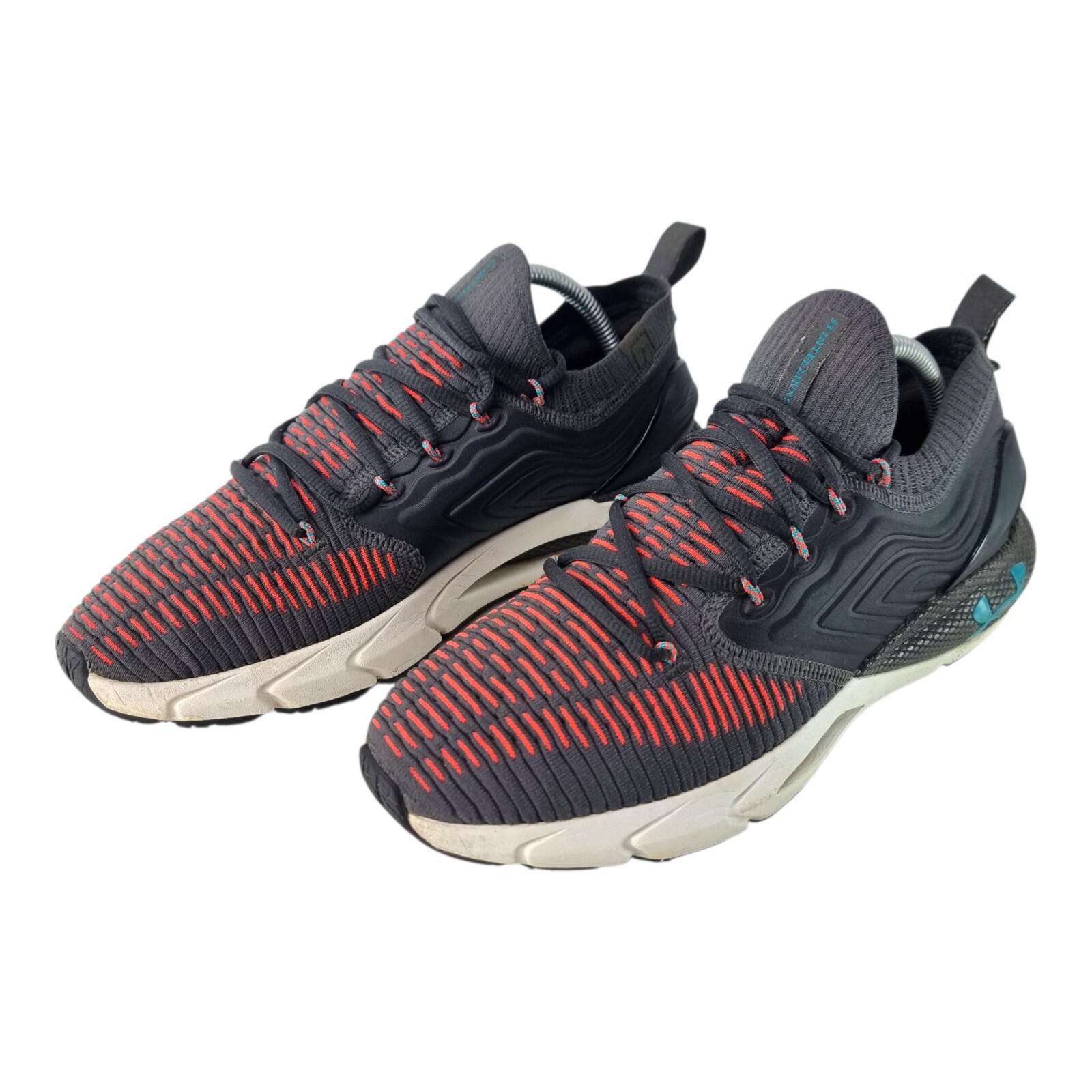 Under Armour HOVR Phantom 2 Trainers Men's UK Size 8 Grey Red INKNT Breathable