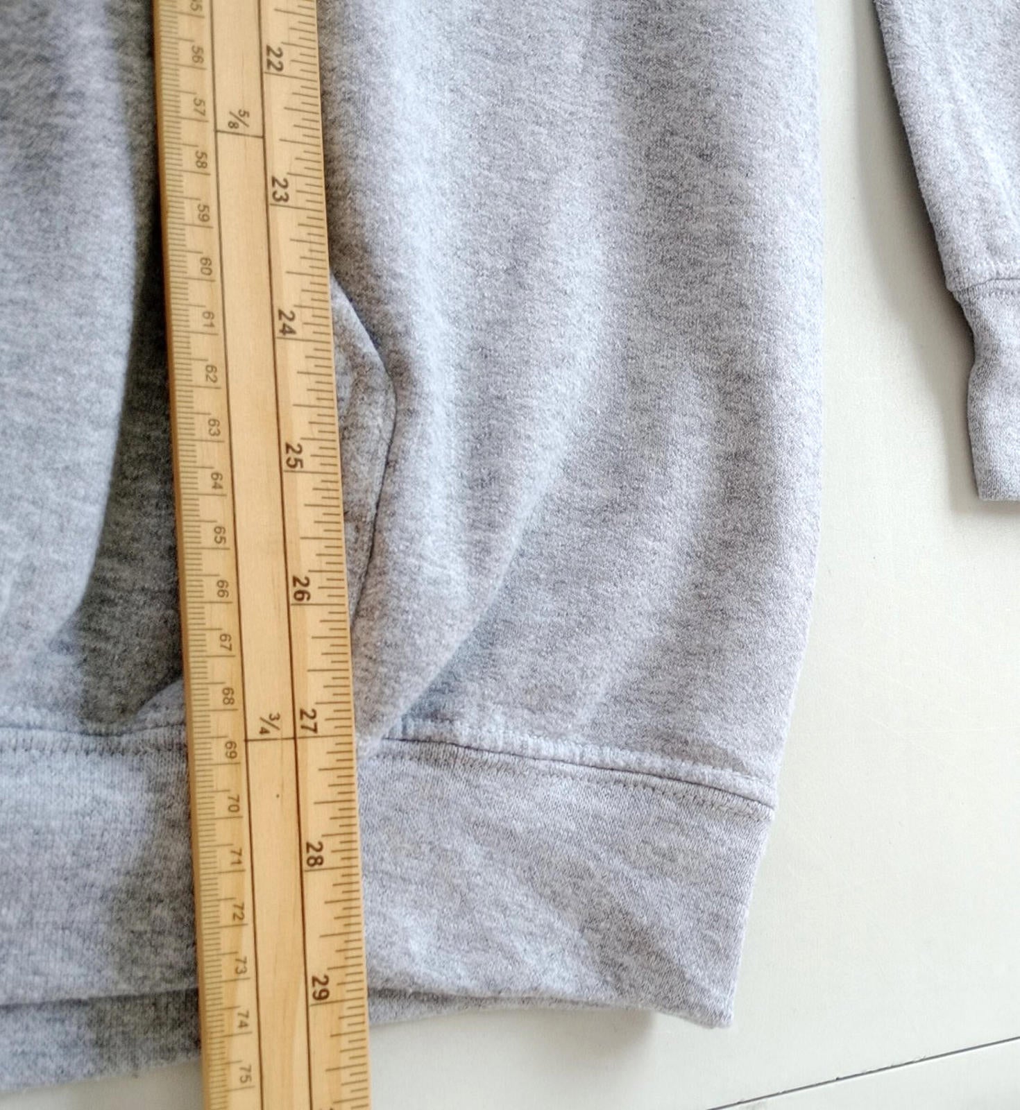 Aspen Colorado Hoodie Men's UK Size XXL Grey Jersey Hooded Pockets Poly/Cotton