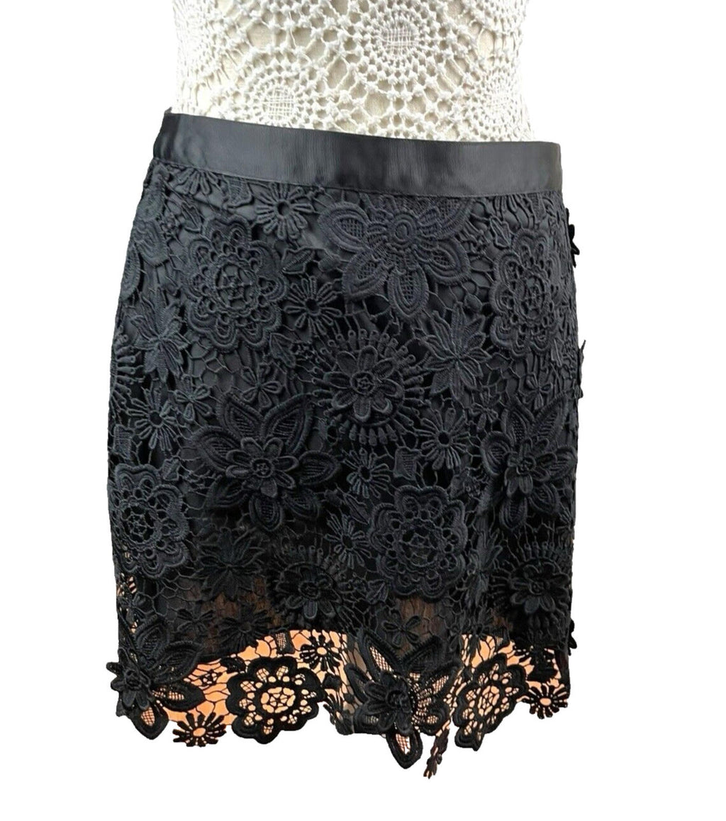 Topshop Co Ord Set  Women's UK Size 12 Top & Mini Skirt Layered Black