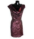 French Connection Deep Purple Sequin Mini Dress Women’s UK Size 6