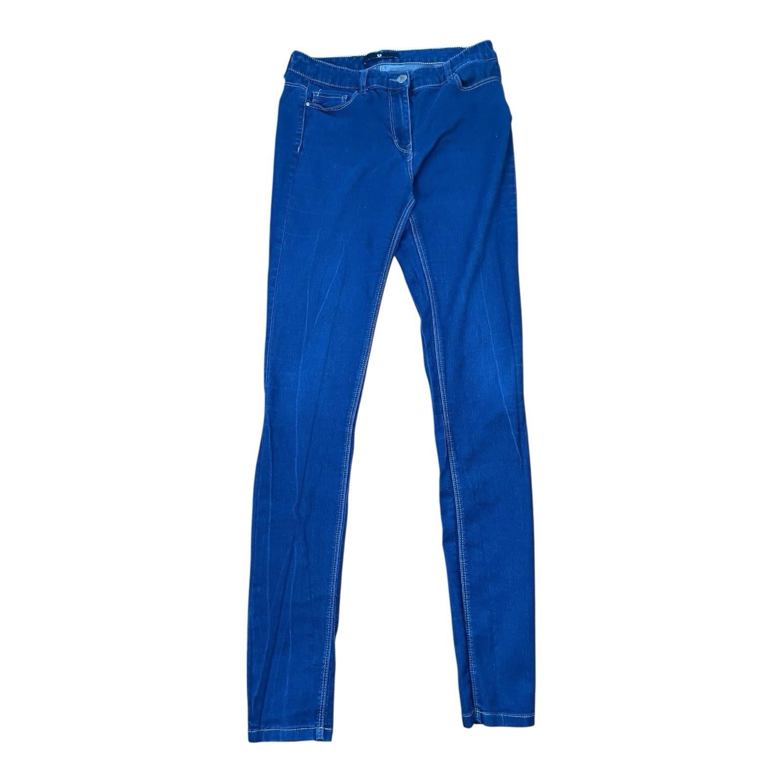 Very Navy Blue Denim Jegging Jeans Long Leg Skinny Fit Women’s UK Size 12 L