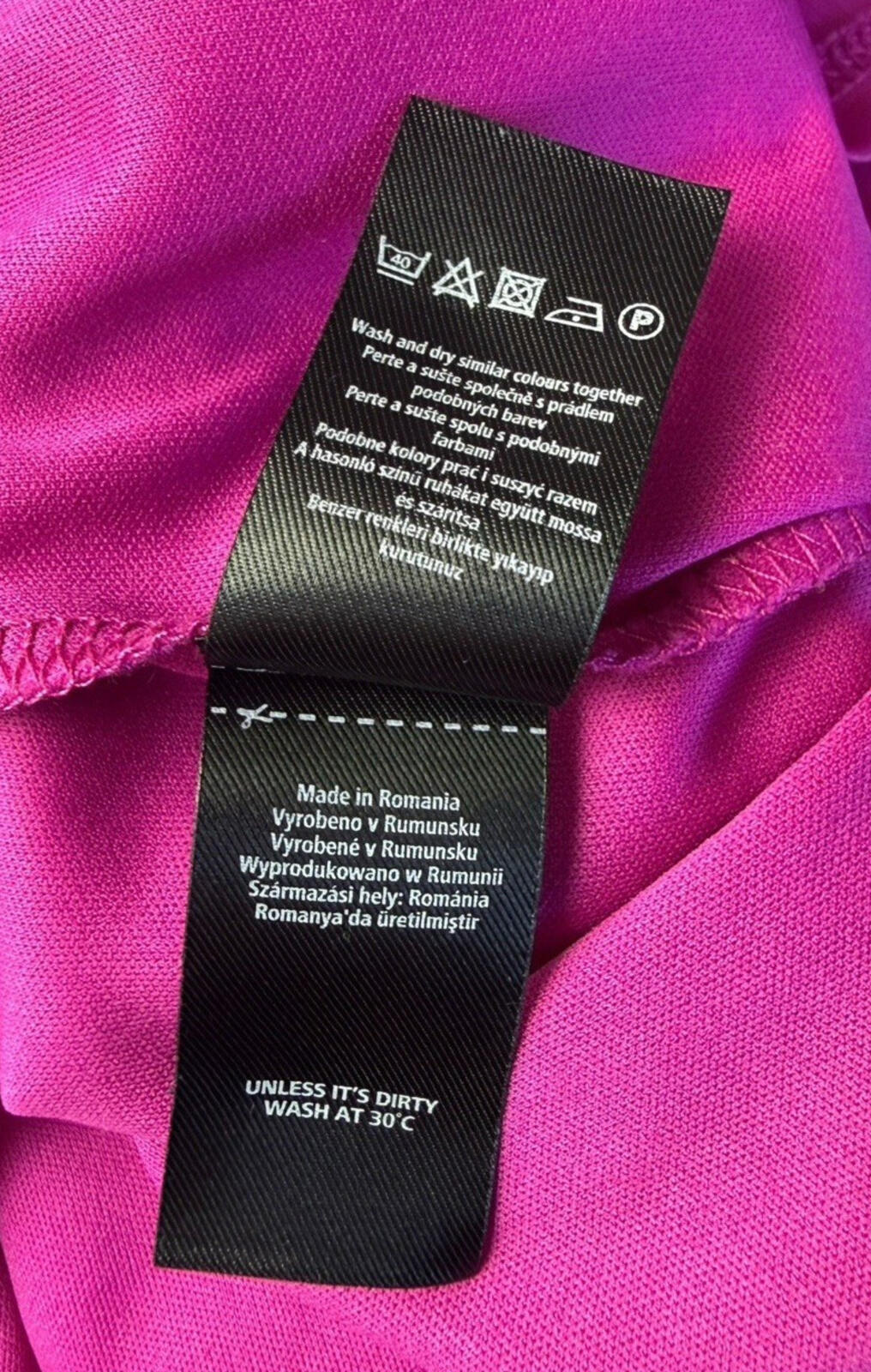 F&F Pleated Camisole Top Women’s UK Size 8 Smocked Sleeveless Bright Pink