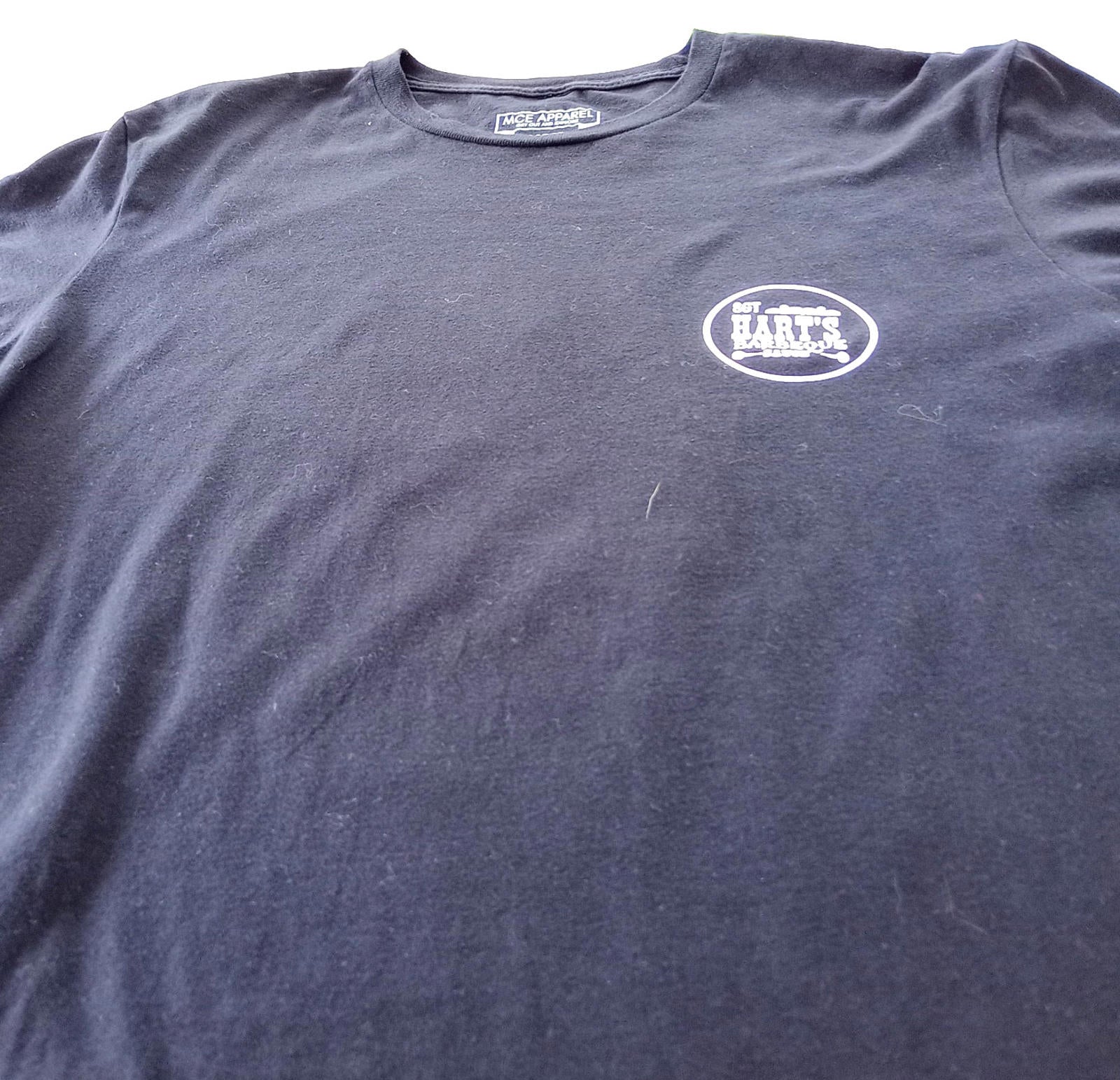 Body By Brisket T-Shirt Men's UK Size L Black Crew Neck BBQ Sauce Graphic Print