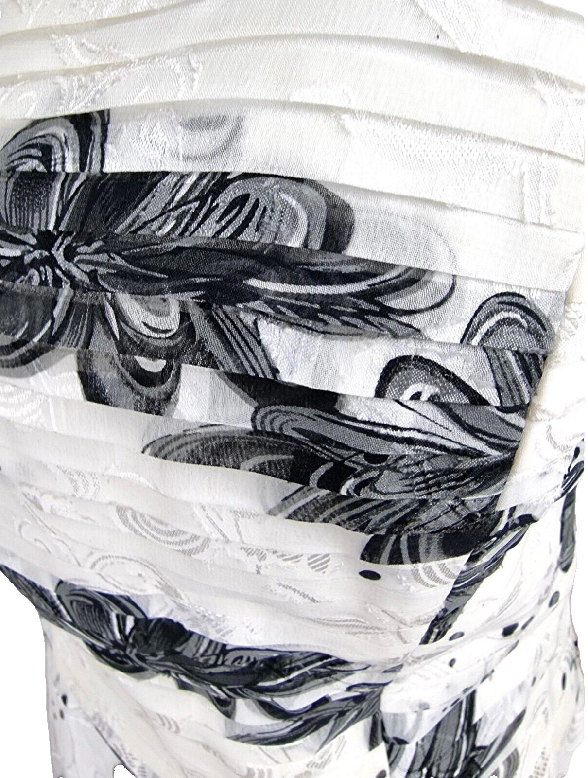 SF Collection Cocktail Dress Women's UK Size 12 Floral Chiffon Satin Layered