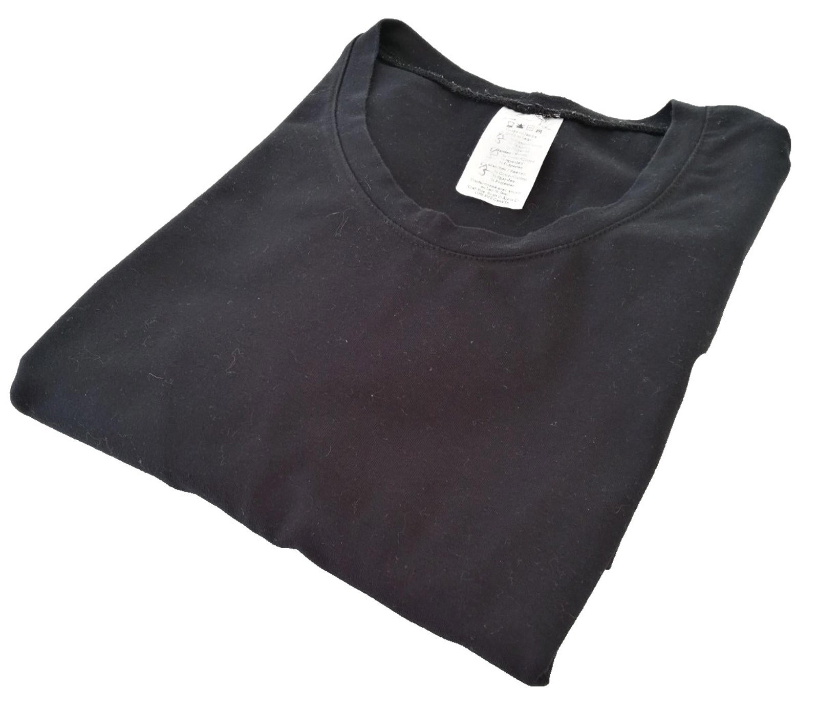 French Quote Graphic Print T-Shirt Men's Size XL Black Crew Neck
