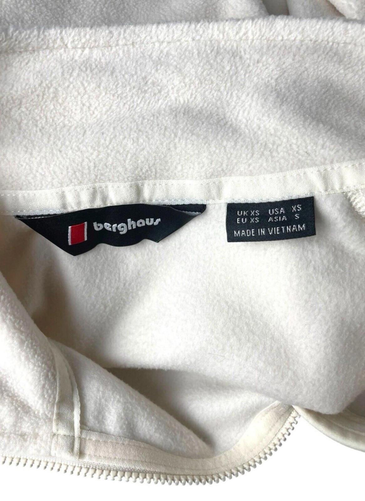 Berghaus Fleece Crop Top Prism Cream Women’s UK Size XS