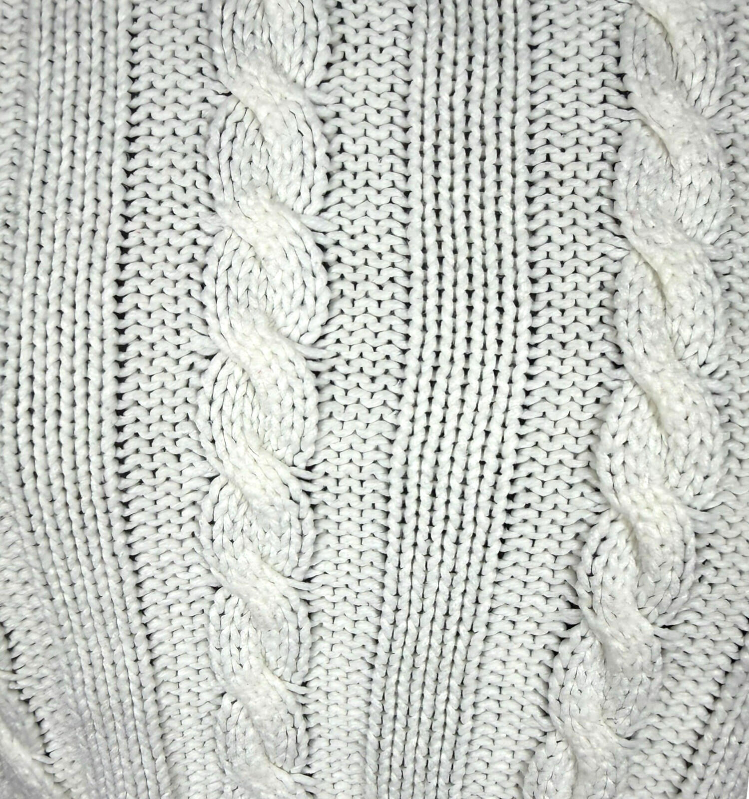 Dazy Cropped Cable Knit Jumper Women’s UK Size S Aaron Long Sleeve Ivory