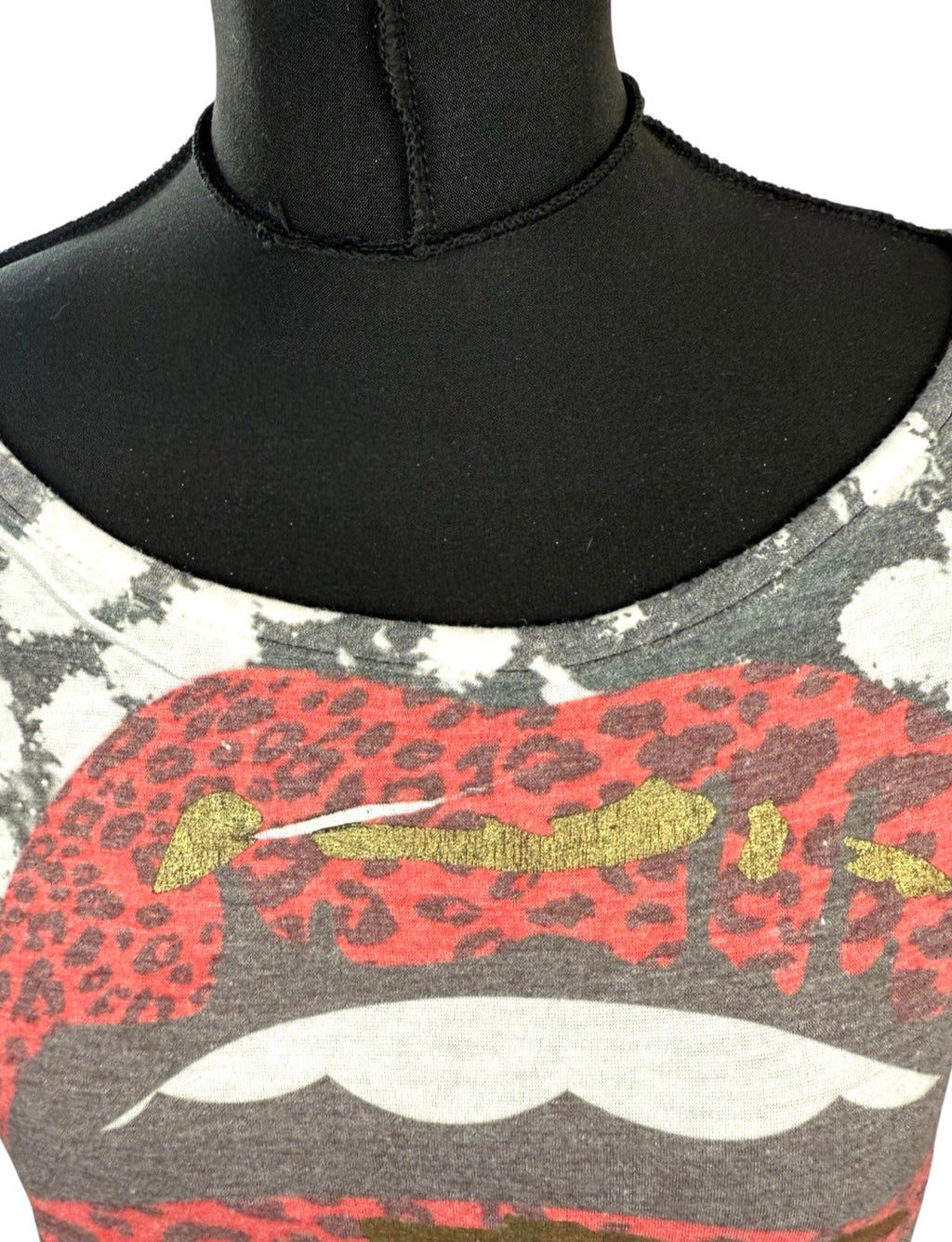 Understar Cropped T-shirt Graphic Print Relaxed Fit Women’s UK Size M