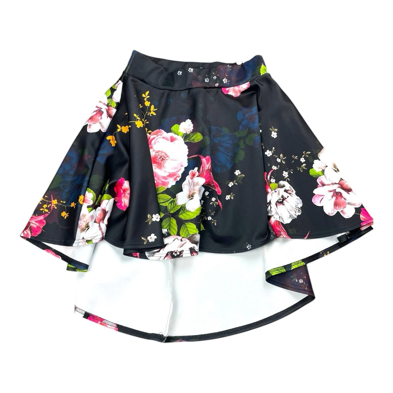 Select High Waisted Skirt A-line Floral Knee Length Women’s UK Size 12
