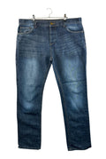 Denim Co Jeans Men's UK Size 36W 32L Blue Straight Zip Front 5 Pocket
