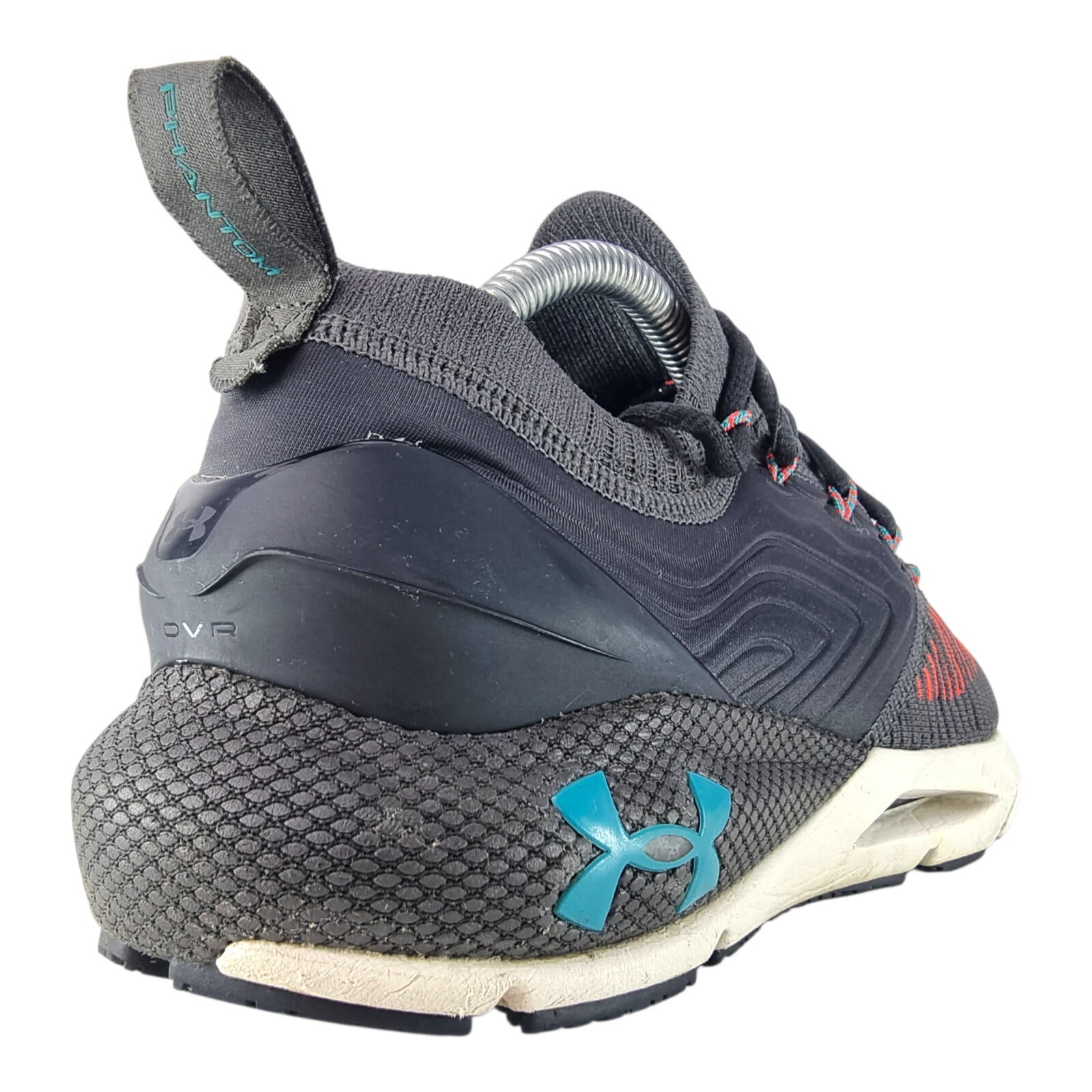 Under Armour HOVR Phantom 2 Trainers Men's UK Size 8 Grey Red INKNT Breathable