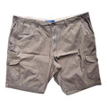 Premier Man Combat Shorts Brown Chino Cargo Pockets Men's UK Size 3XL 46" Waist