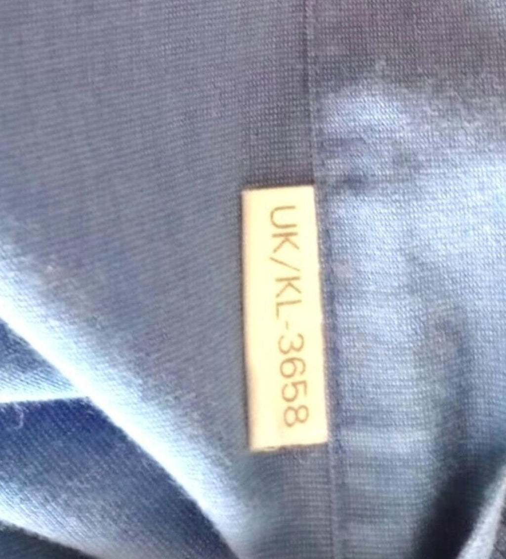 YvesSaintLaurent Blue Shirt Long Sleeve Men's UK Size XL 46" Chest 16" Collar