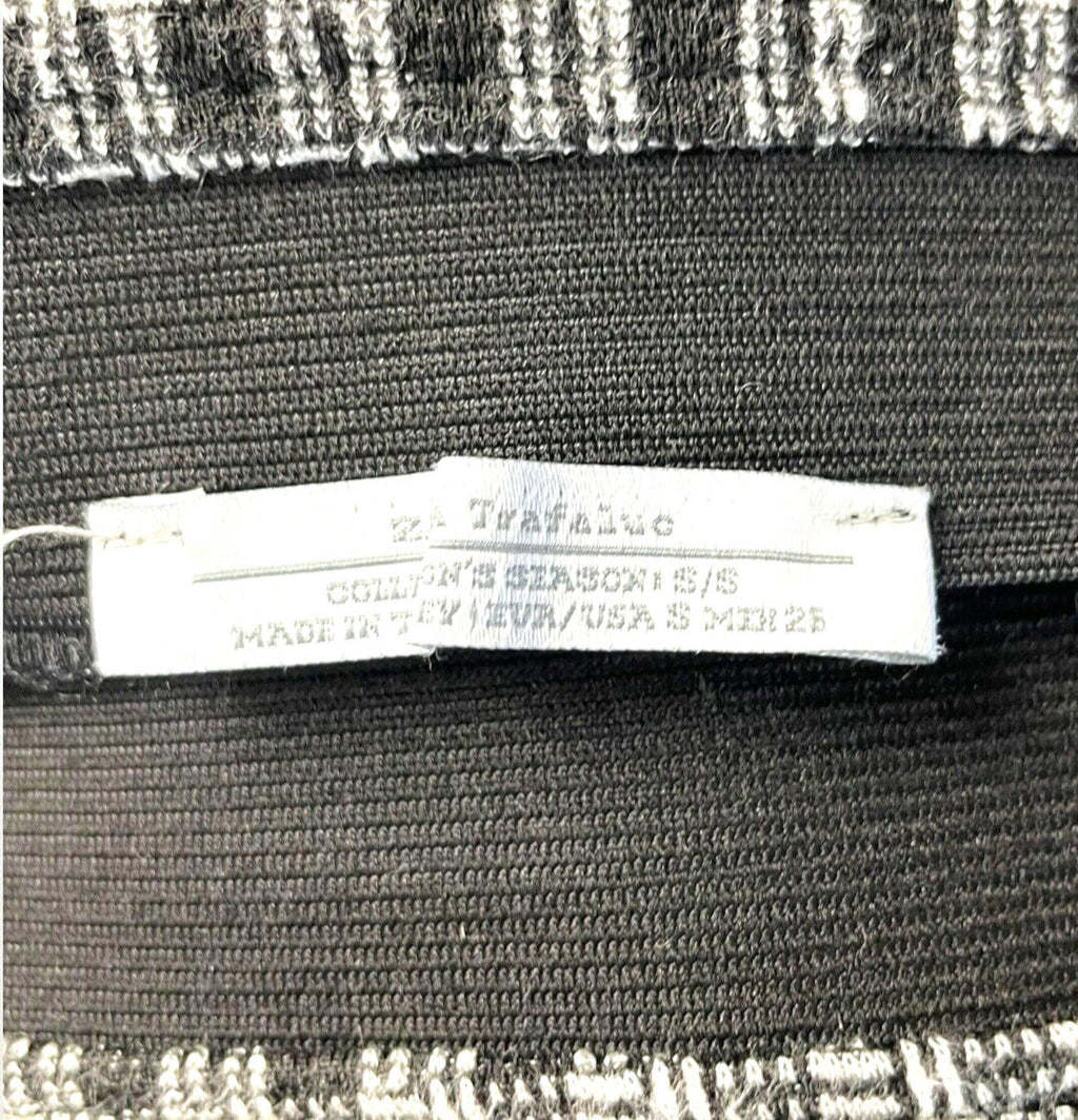 Zara Check Mini Skirt Elastic Waist Women’s UK Size S