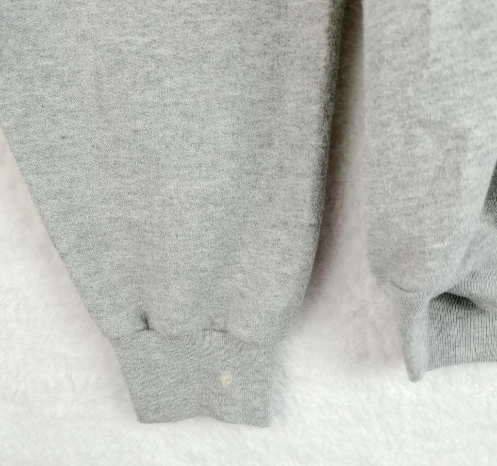 Grossmont Basketball Hoodie Men's UK Size L Grey Jersey Hooded Pockets Cotton