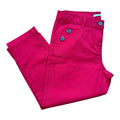George Bright Red Skinny Jeans Cropped Button Accent Women’s UK Size 12