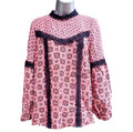 River Island Smock Top Victorian Pattern Women's UK Size 10