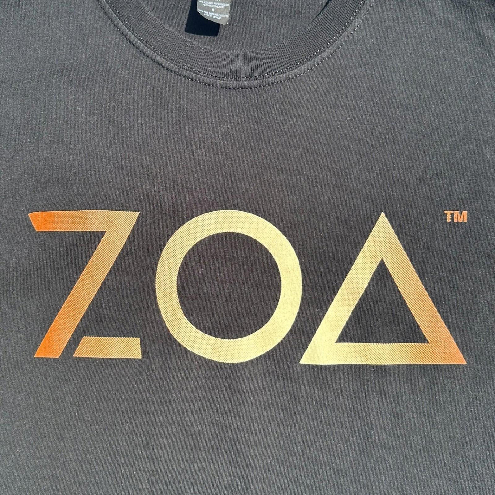 ZOA T-Shirt Men's UK Size S Black 2022 DC Comics Black Adam The Rock Summer
