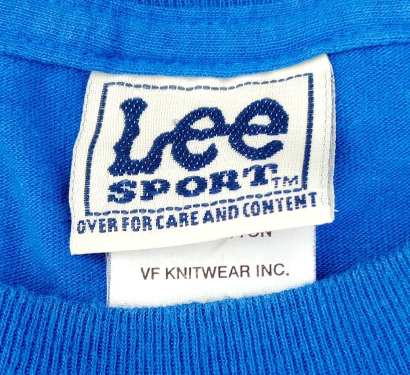 Vintage Lee NFC American Football T-Shirt Men's UK Size XL Blue Superbowl