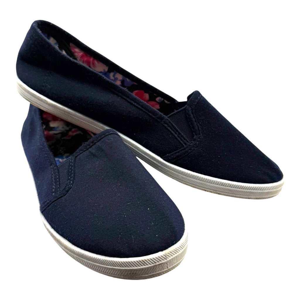Platino Navy Blue Flat Slip On Shoes Memory Foam Sole Women’s UK Size