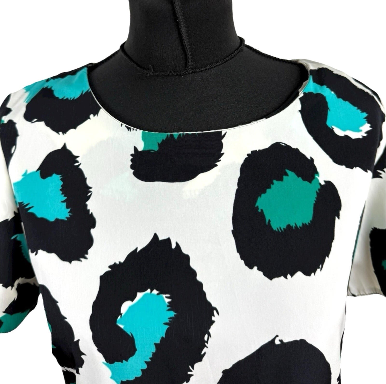 Zack London Mini Dress Leopard Print Lightweight Women’s UK Size 10