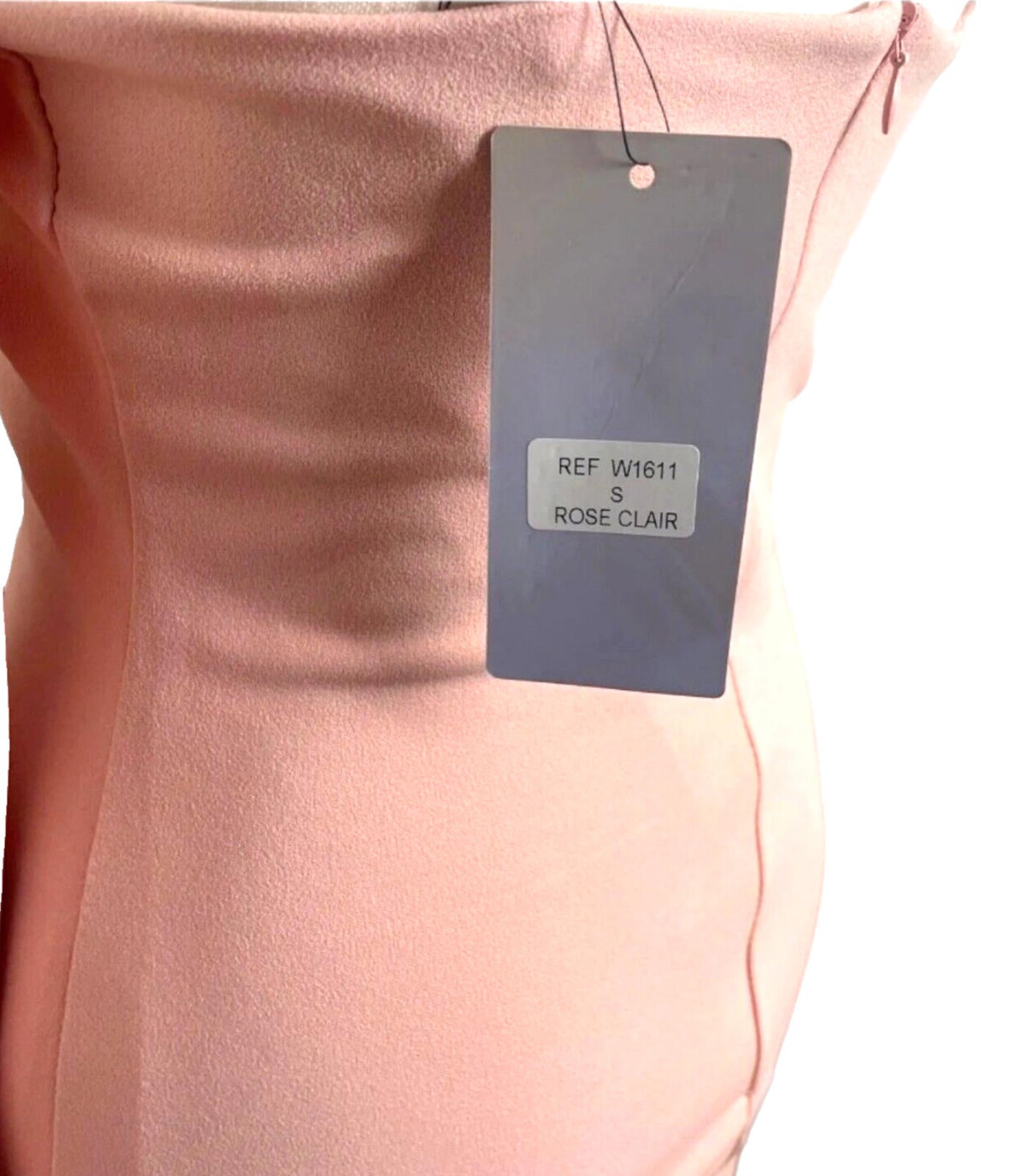 Lucy Wang Mini Dress Pink Off Shoulder Fitted Stretch Women's UK Size S (8)