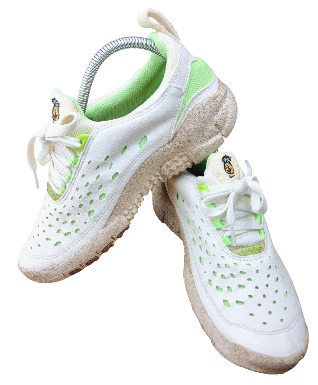 Nike Free Run Trail Men's Trainers UK Size 7 Happy Pineapple Cork Sneakers