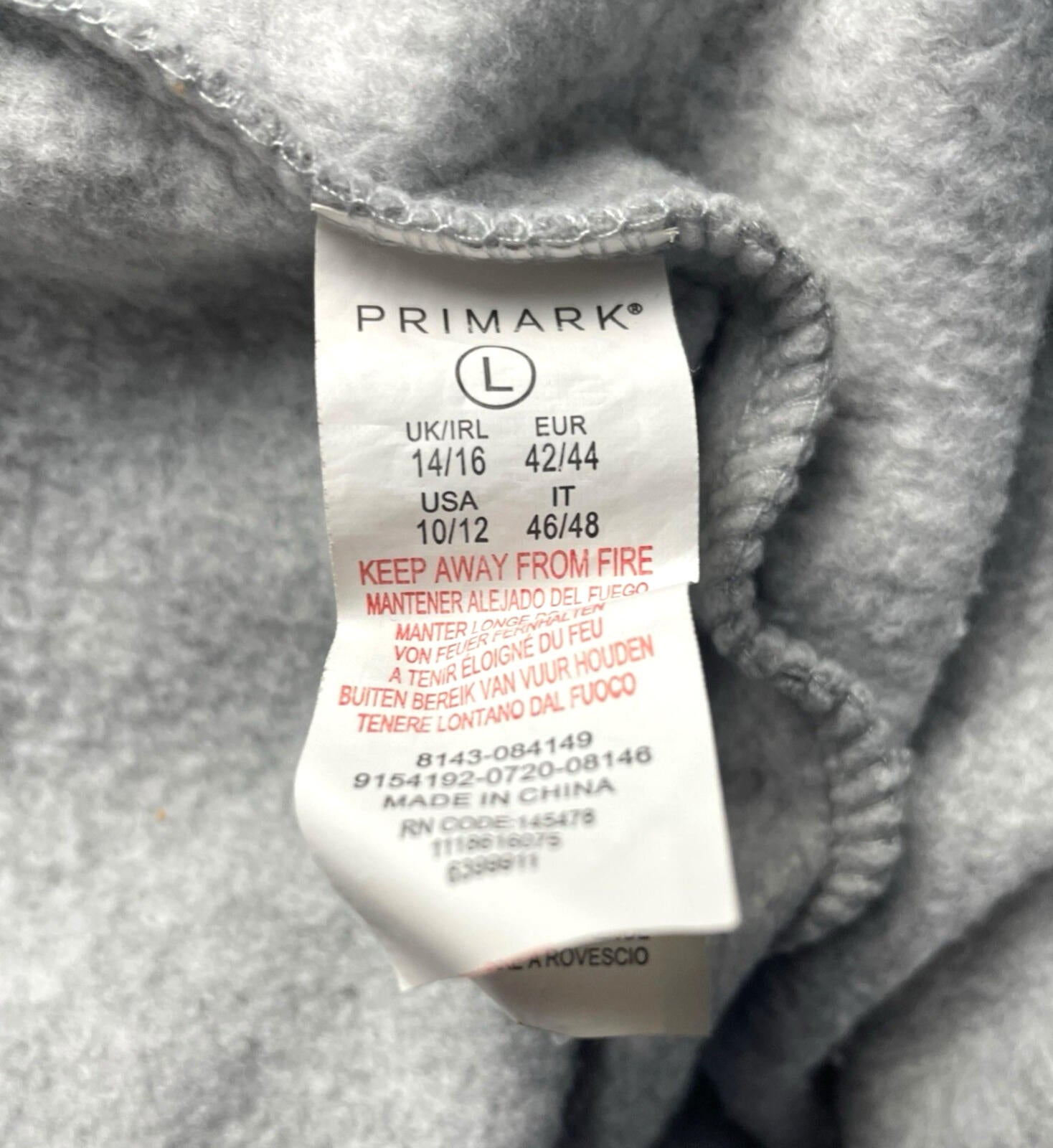 Primark Dragonfly Sequin Jumper Women’s UK Size L Cropped Light Grey Gold Detail