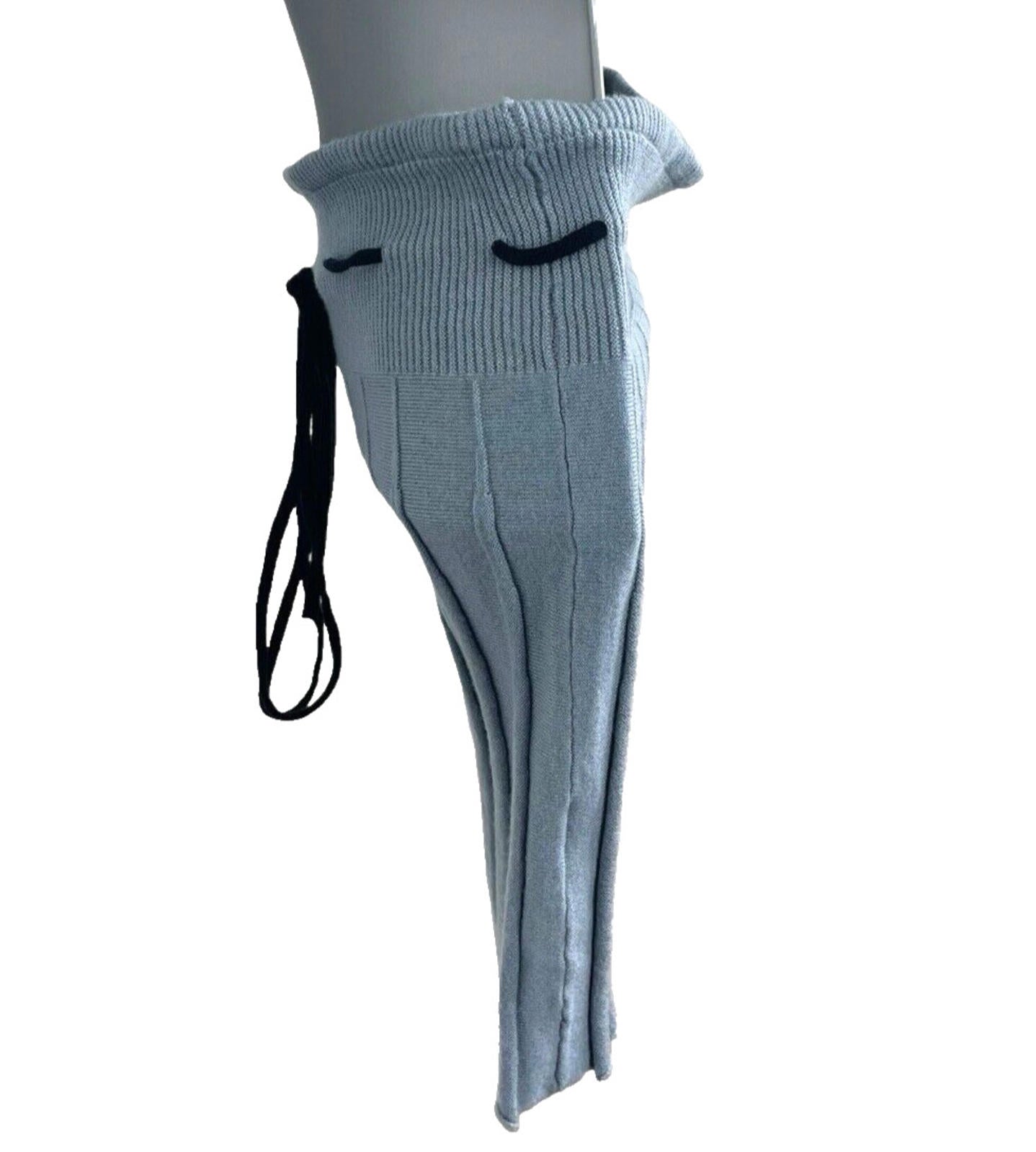 Pretty Little Thing Mini Skirt Women's UK Size S Grey Ribbed Pleated High Waist