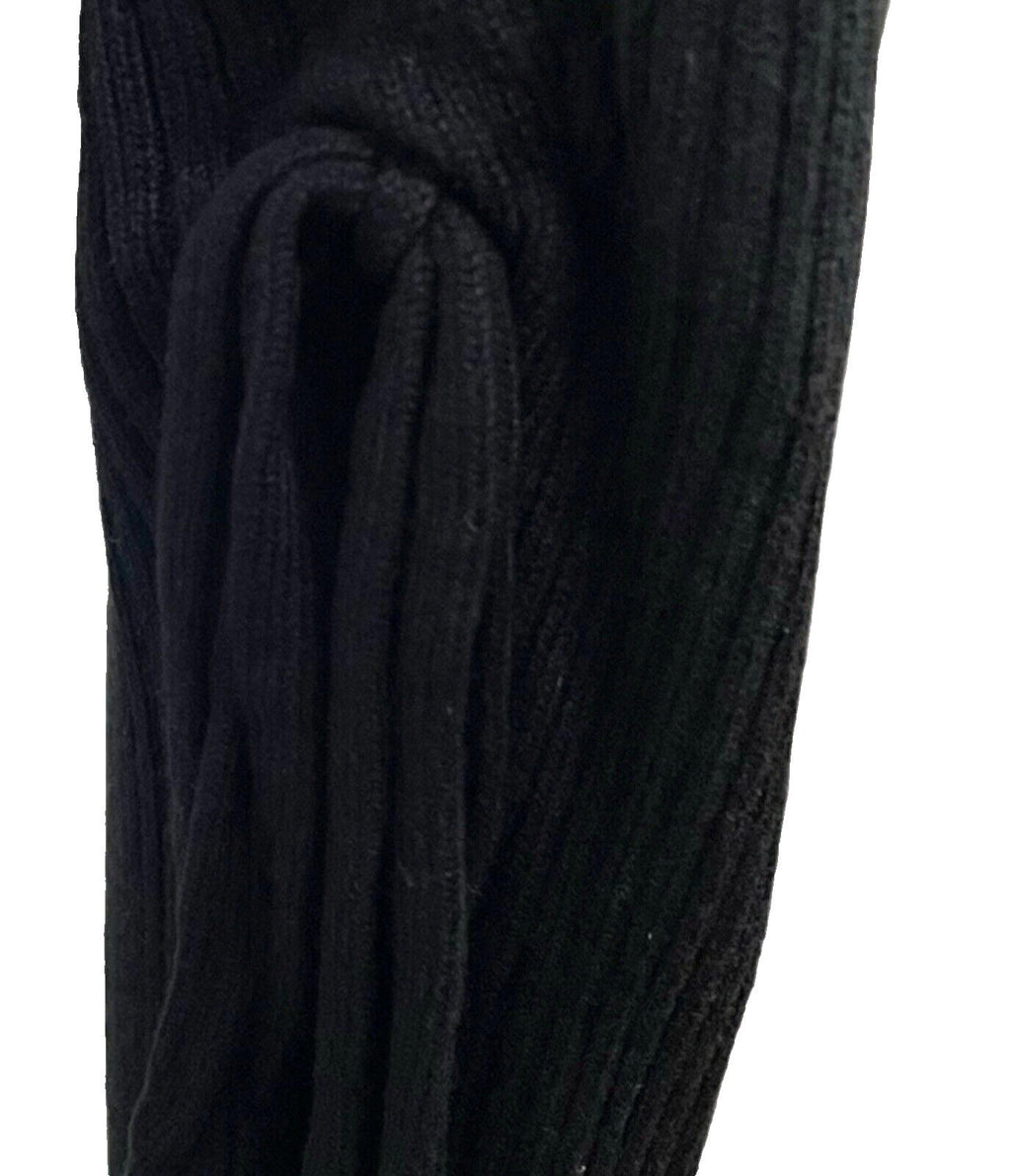 Pull & Bear Black Ribbed Maxi Skirt & Croptop Co Ord Set Women’s UK Size XS