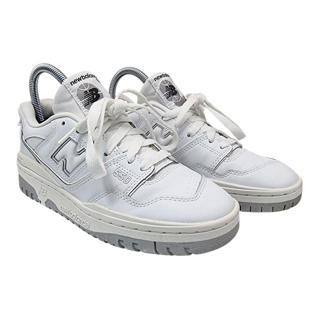 New Balance 550 Trainers Women's UK Size 4 White Grey Colorway Shoe Sneakers