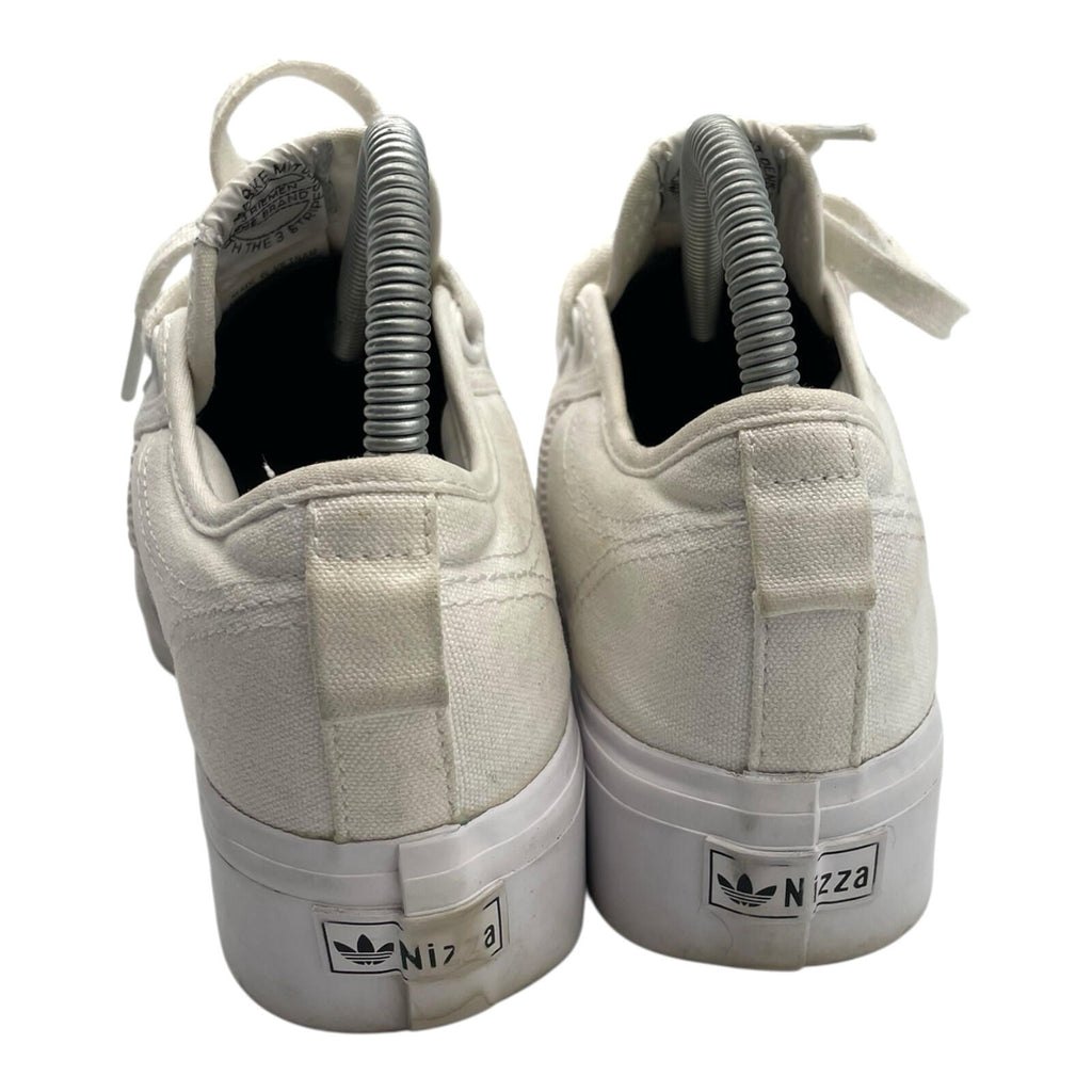 Adidas Buzz Platform Trainers Women’s UK Size 4.5 Lace Up White