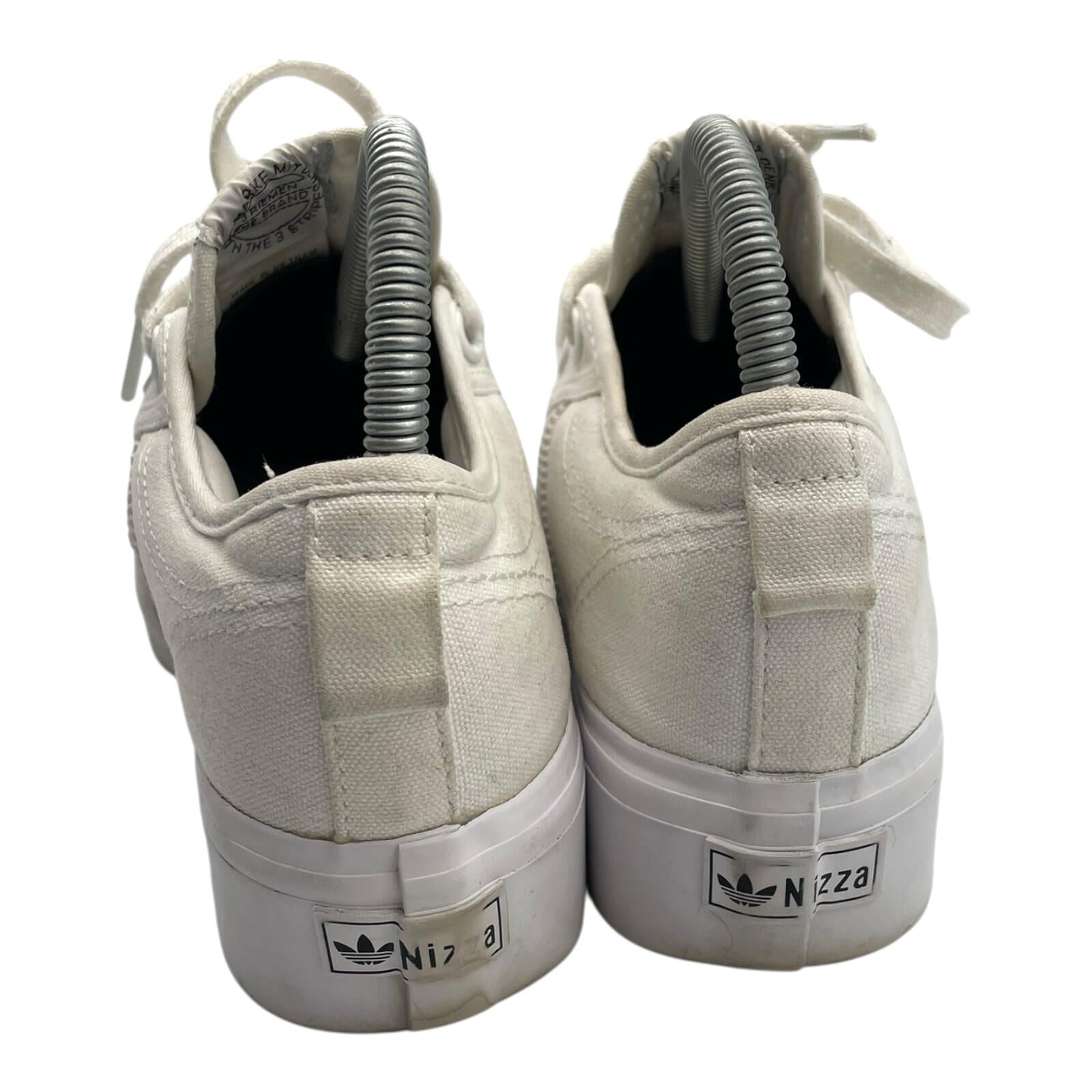 Adidas Buzz Platform Trainers Women’s UK Size 4.5 Lace Up White
