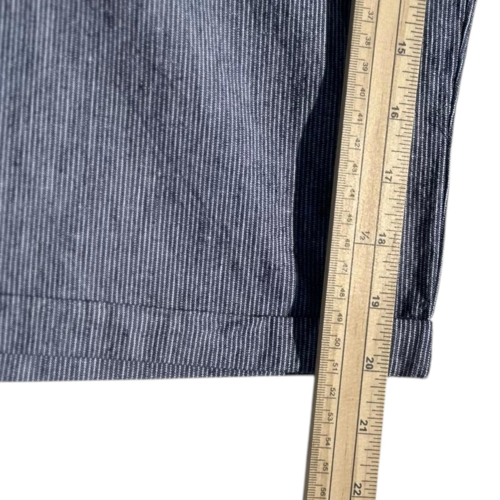 Denim Co Shorts Men's UK Size 36" W Blue Belted Pockets Button Up Summer Bermuda