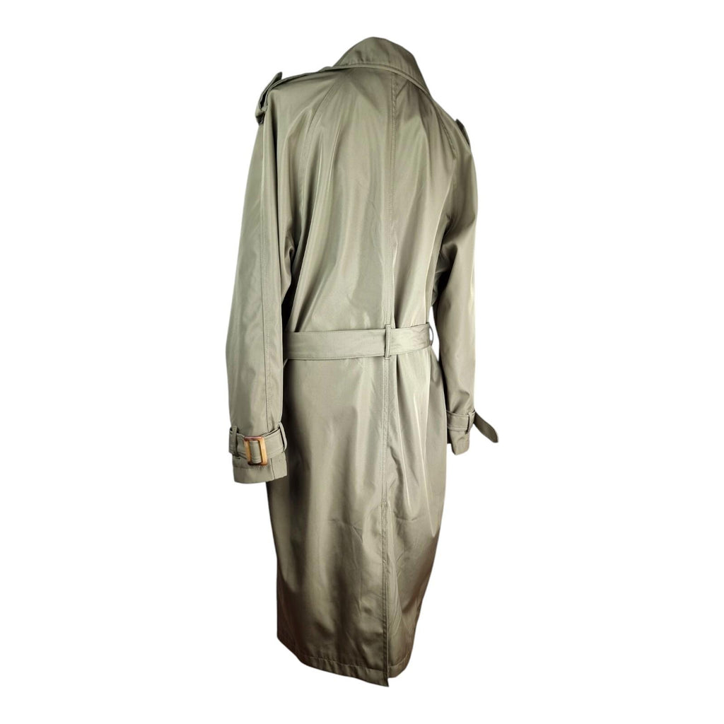Stoosh Military Green Trench Coat Womens UK Size Large
