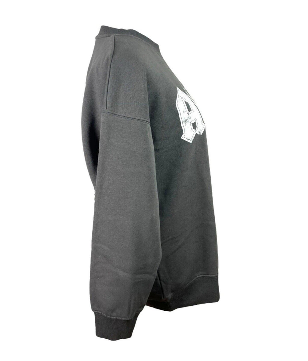 H&M Grey AC/DC Jumper Sweater Fleece Lined Crew Neck Women’s UK Size XS