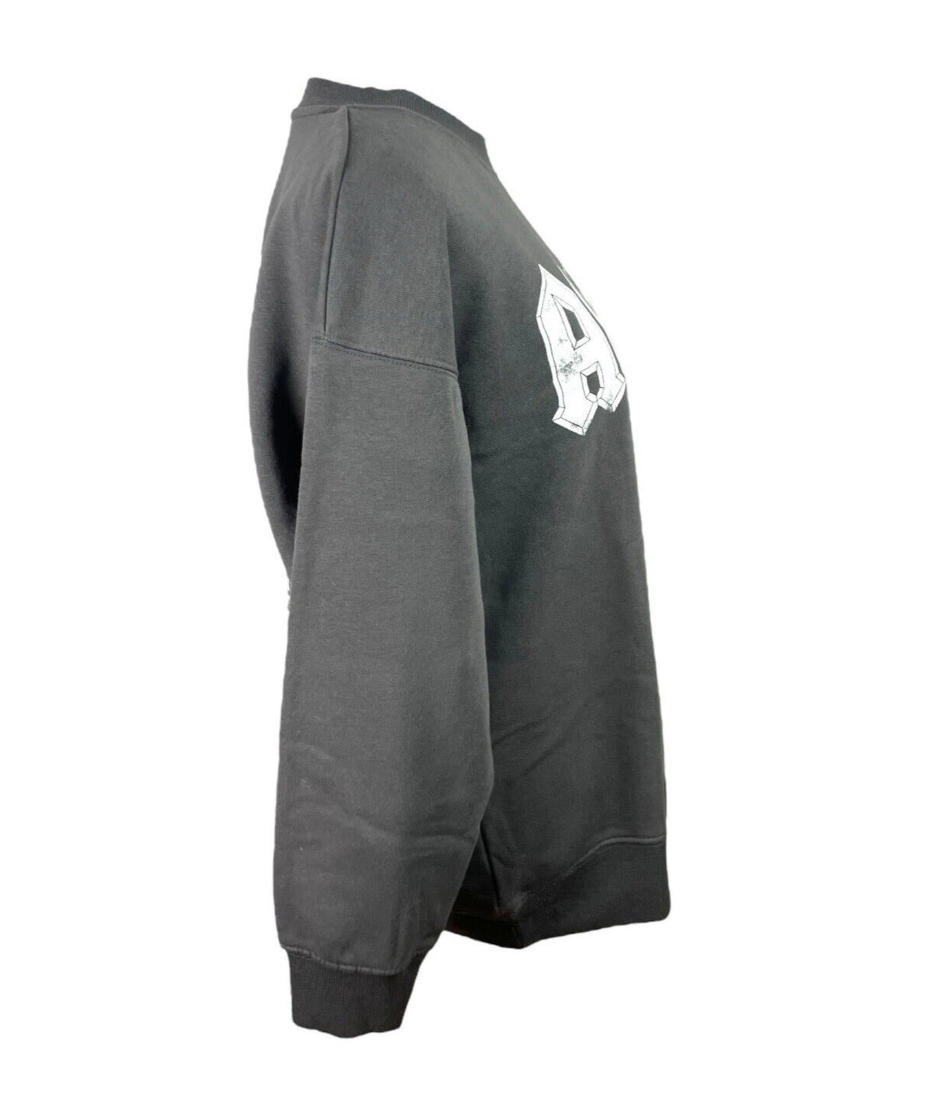 H&M Grey AC/DC Jumper Sweater Fleece Lined Crew Neck Women’s UK Size XS
