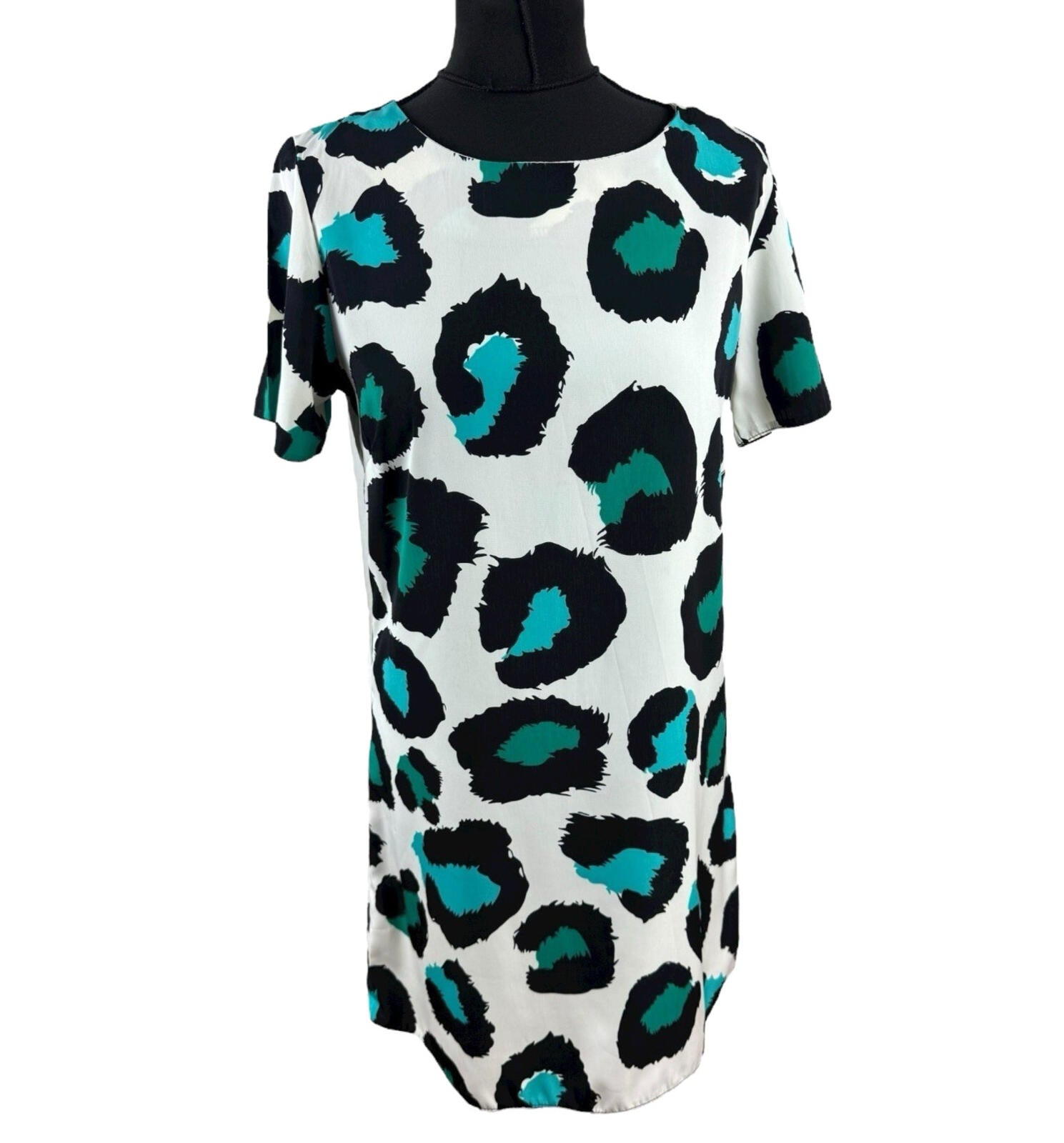 Zack London Mini Dress Leopard Print Lightweight Women’s UK Size 10
