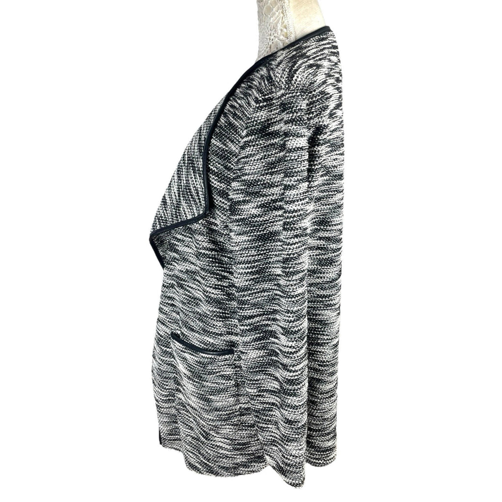 Thin Jacket George Black And White Open Front Women’s UK Size 16