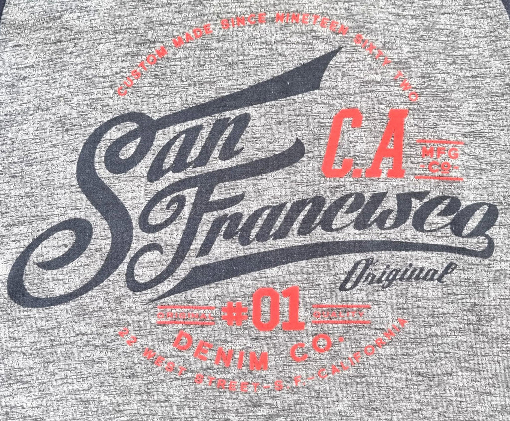 Next T-Shirt Grey San Francisco Slim Fit Crew Neck 100% Cotton Men's UK Size XL