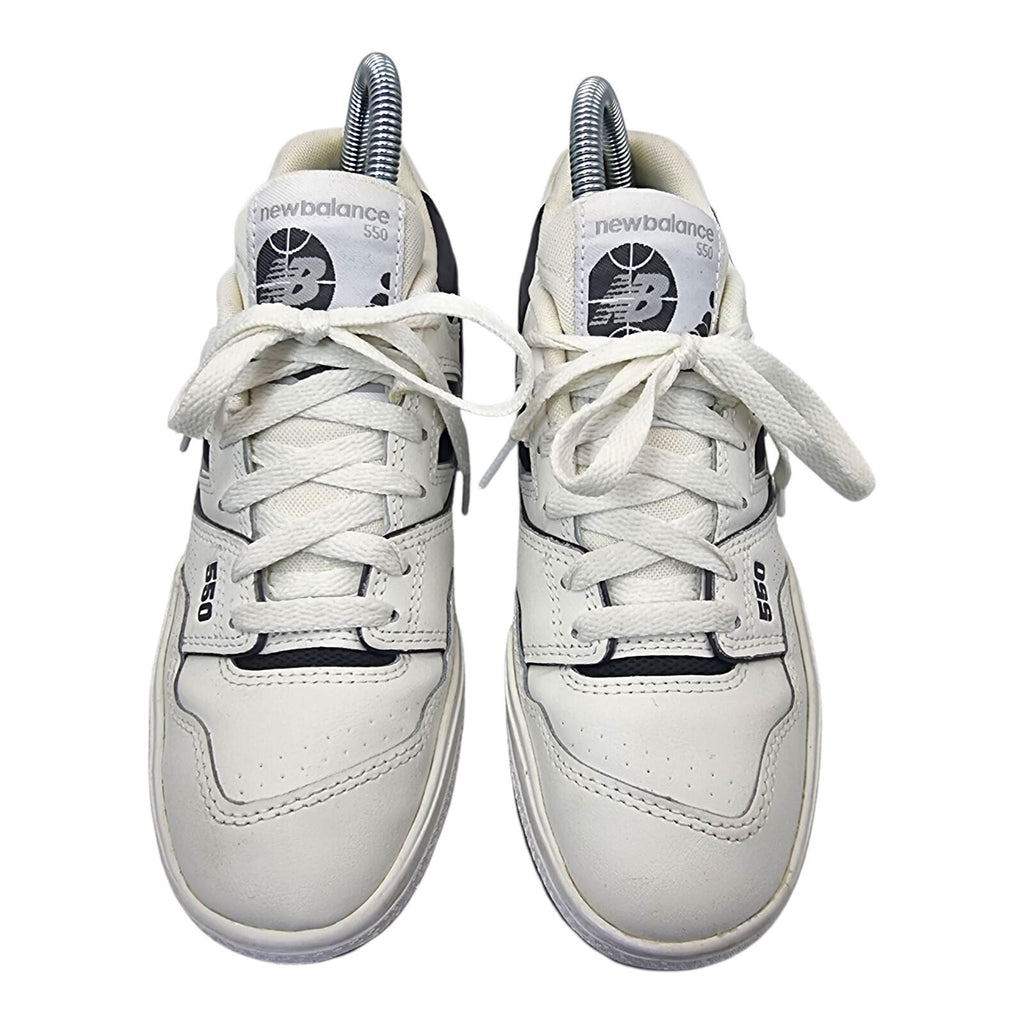 New Balance 550 Trainers Women's UK Size 4 Shoe White Black Synthetic Leather