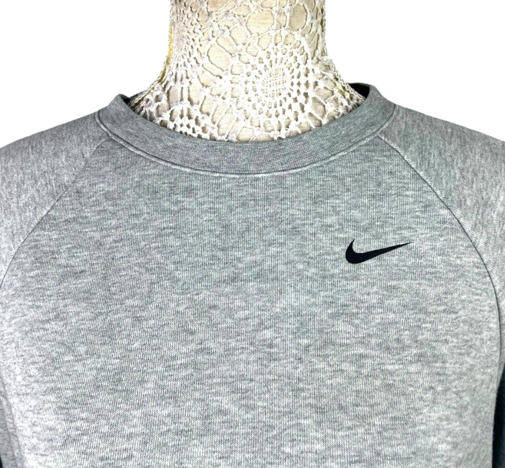 Nike Dri Fit Grey Jumper Jersey Sweater Relaxed Fit Women’s UK Size XS