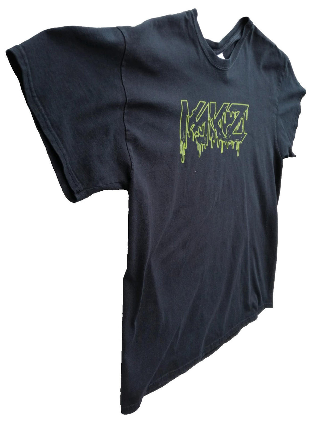 Graffiti Font Graphic Print T-Shirt Men's Size XL Black Crew Neck 100% Cotton