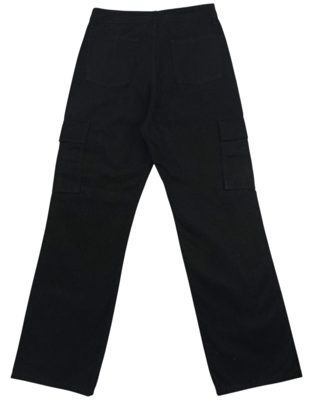Michelle Keegan Cargo Jeans Women's UK Size 10 Black 100% Cotton Pockets Zip