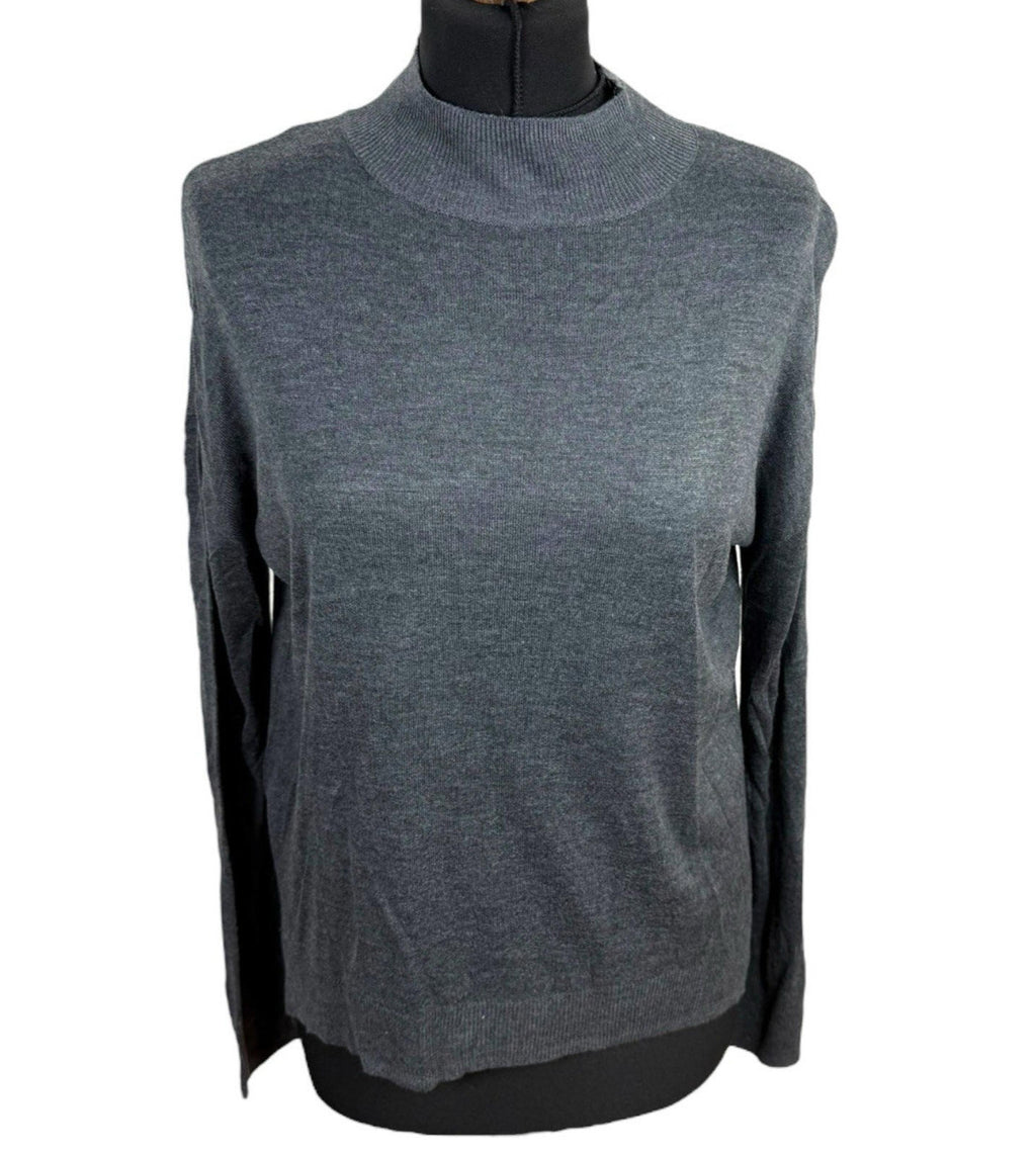 Dorothy Perkins Grey Jumper Thin Turtle Neck Women’s UK Size 10