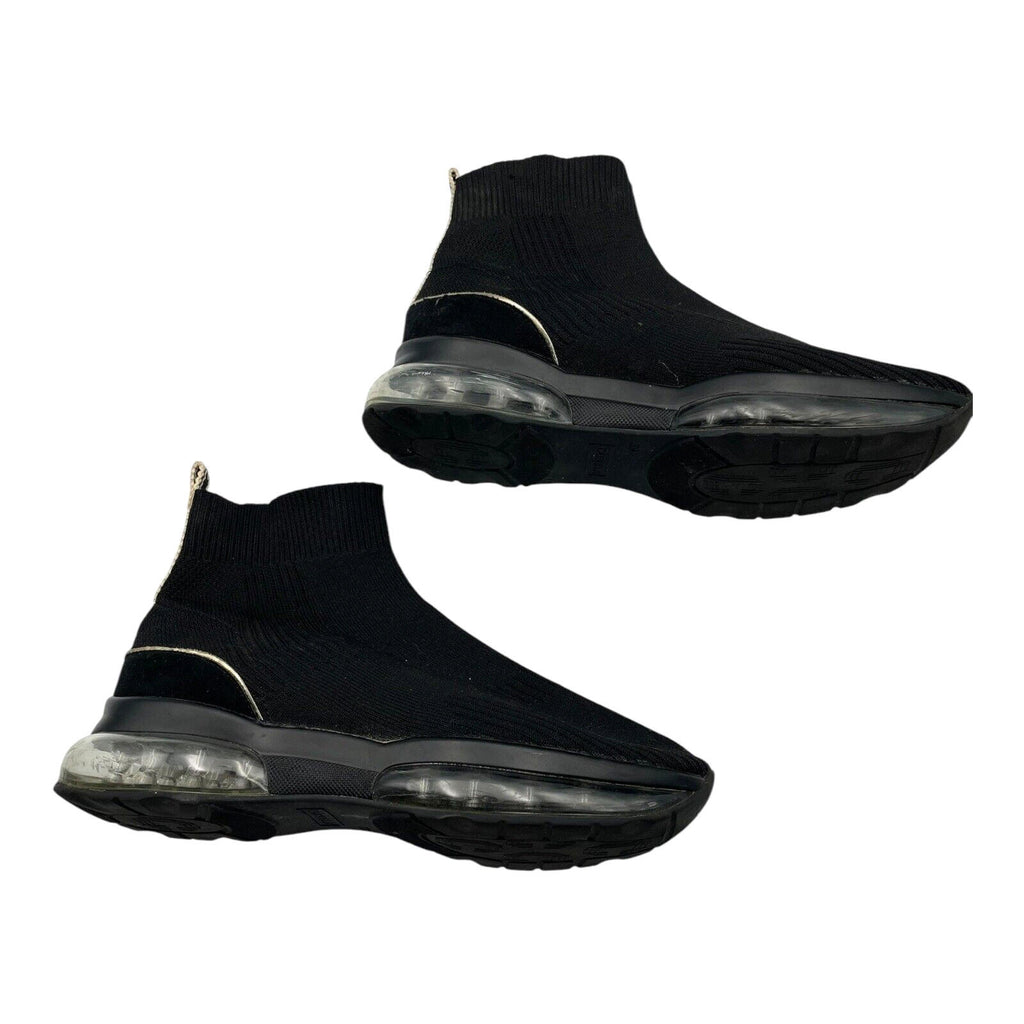 Carvela Black Sock Boots Bubble Sole Women’s UK Size 6 EU 39