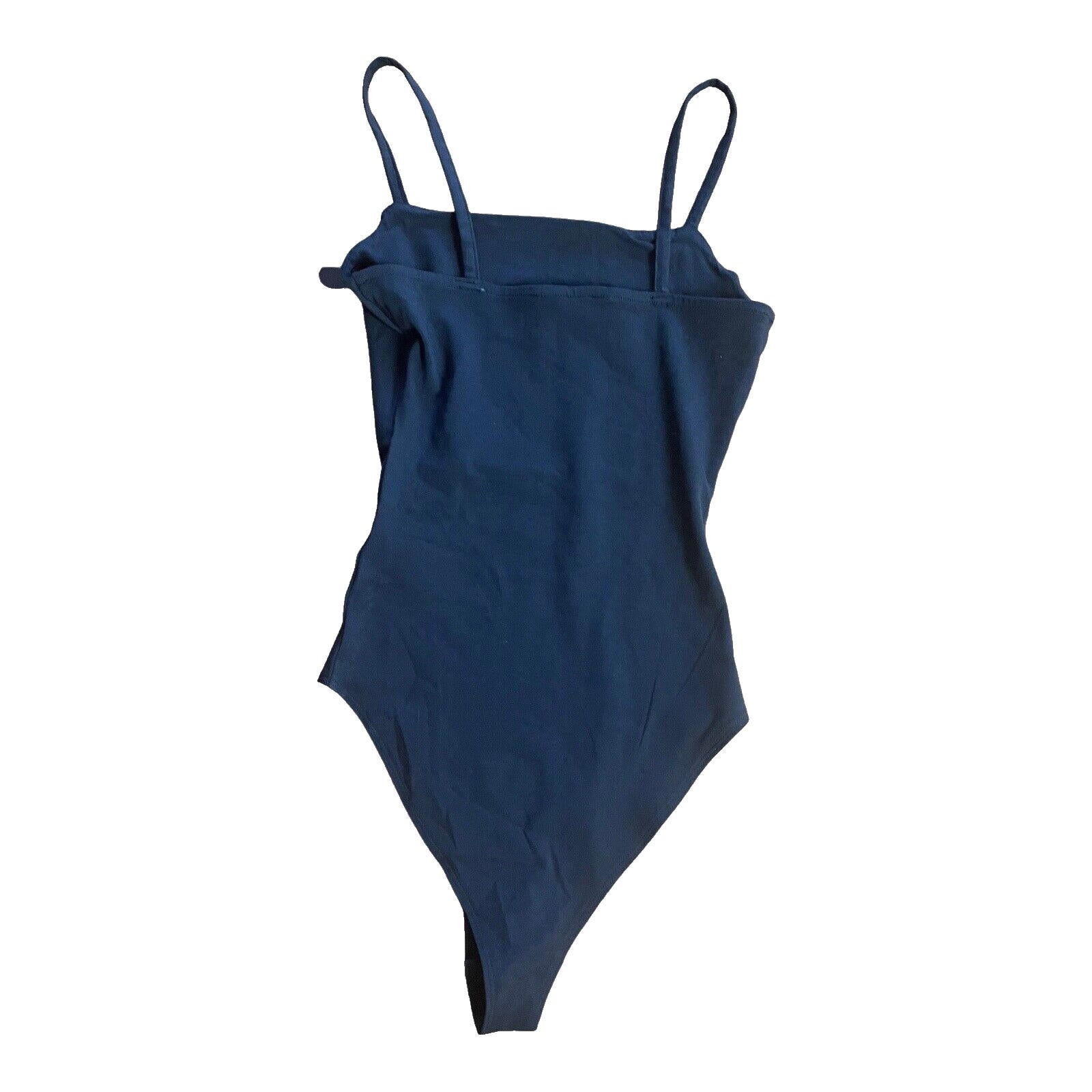 New Look Black Bodysuit Open Back Women's UK Size 6
