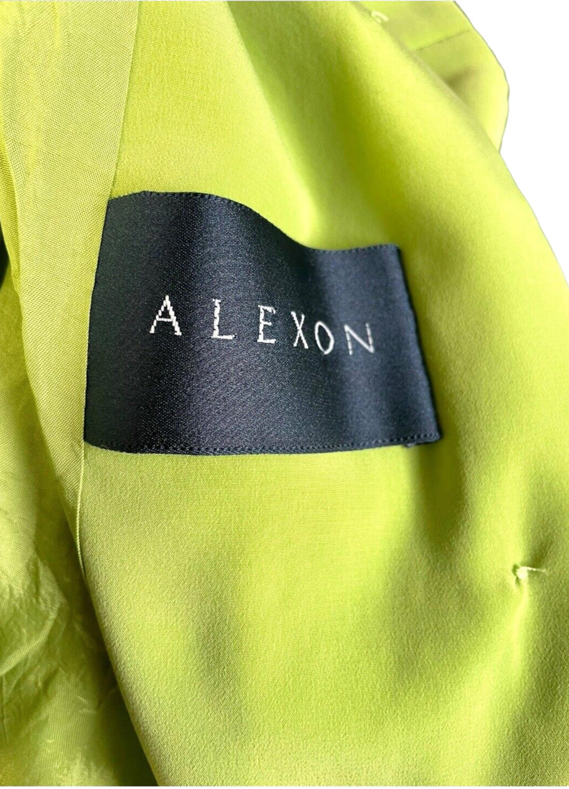 Alexon Skirt & Shirt Blouse Suit Women’s UK Size 14 Green Satin 2 Piece Set